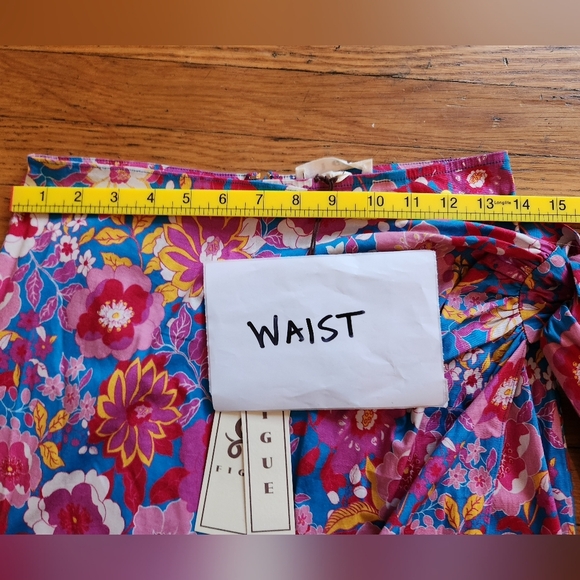 FIGUE Alena Retro Skirt Retro Floral Pink - Picture 8 of 13